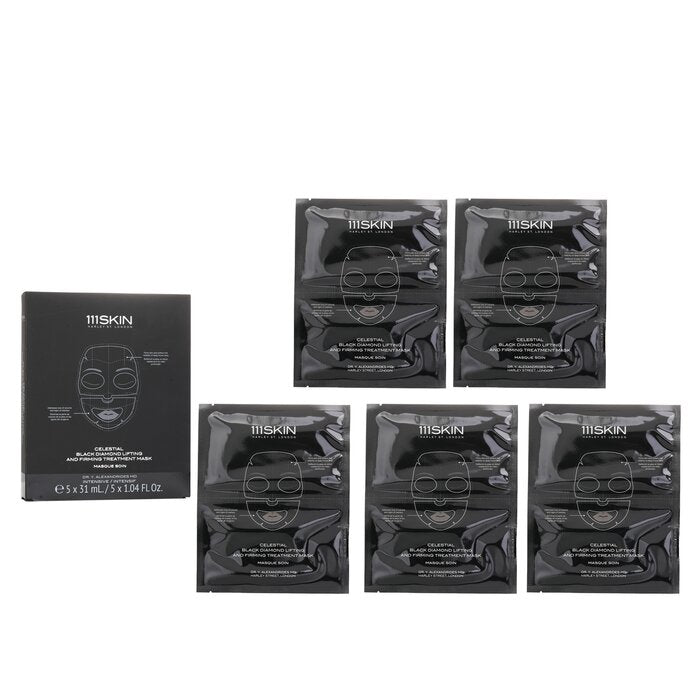 111Skin Celestial Black Diamond Lifting and Firming Treatment Mask 377464 31ml/1.04oz x 5