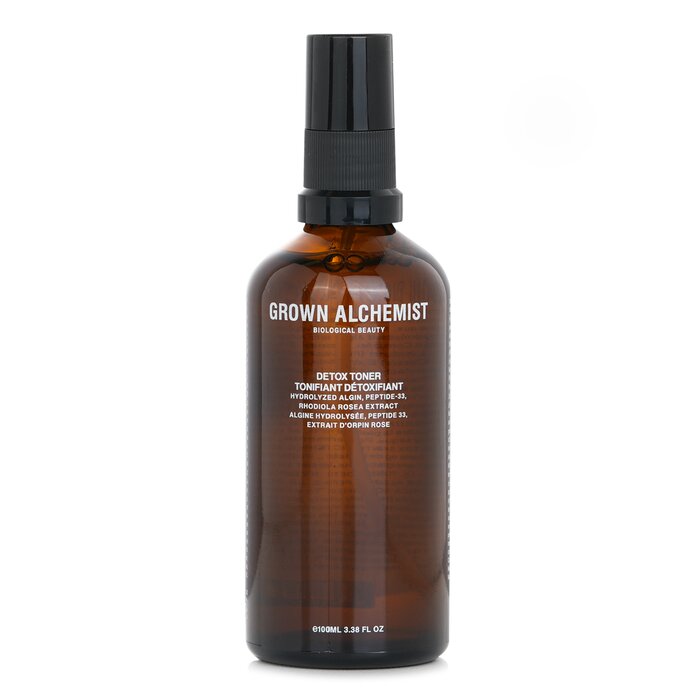 Grown Alchemist Detox Toner - Hydrolyzed Algin, Peptide-33 & Rhodiola Rosea Extract 100ml