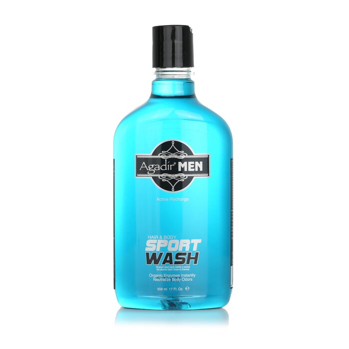 Agadir Argan Oil Agadir Men Active Recharge Hair & Body Sport Wash 508ml