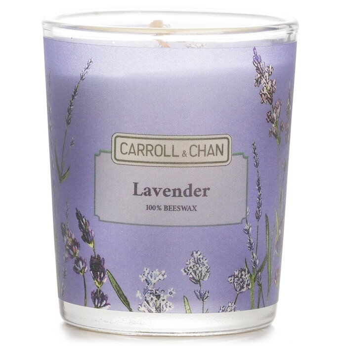 Carroll & Chan 100% Beeswax Votive Candle - Lavender 65g