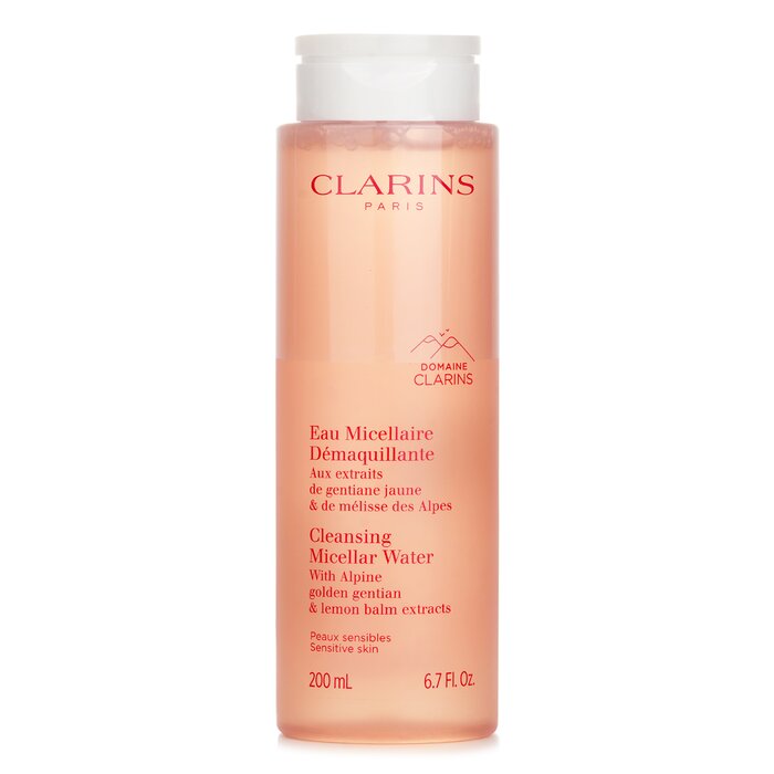 Clarins Cleansing Micellar Water with Alpine Golden Gentian & Lemon Balm Extracts - Sensitive Skin(Random Packaging) 200ml