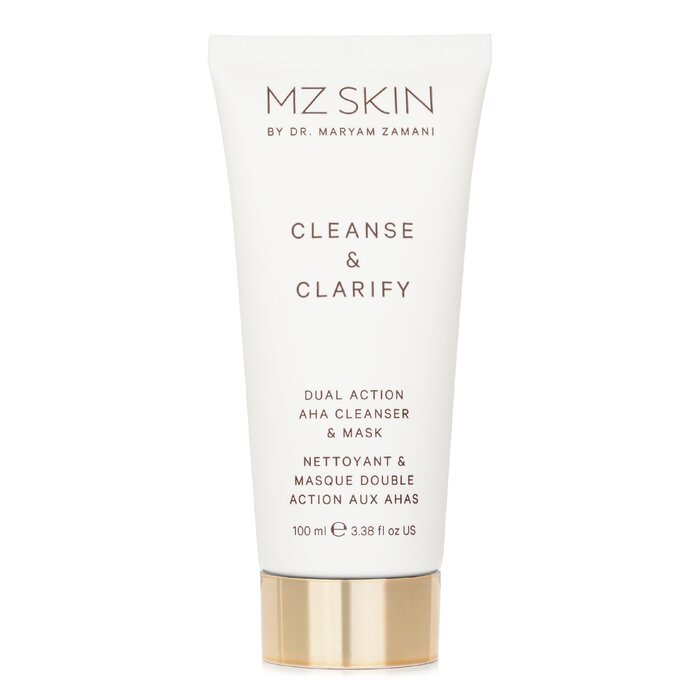 MZ Skin Cleanse & Clarify Dual Action AHA Cleanser & Mask 100ml