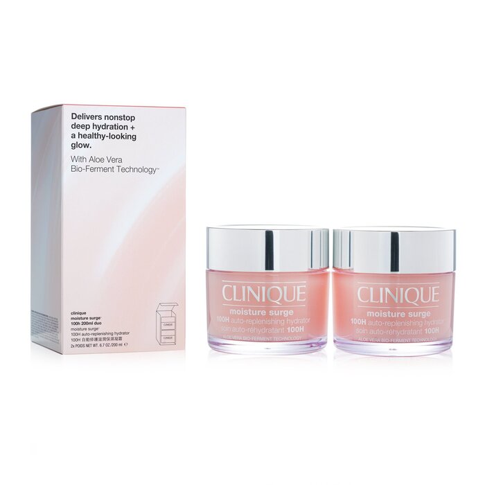 Clinique Moisture Surge 100H Auto-Replenishing Hydrator (Jumbo Size) Duo Pack 2x200ml