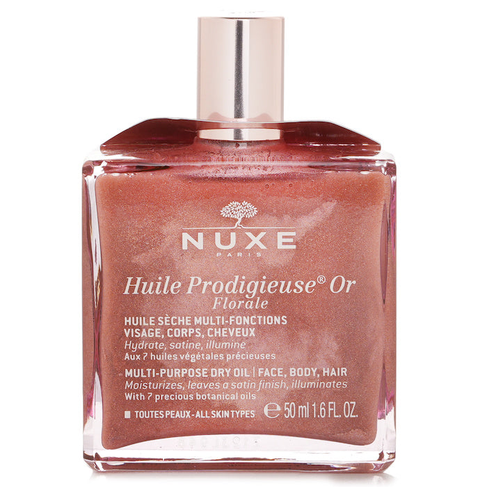 Nuxe Huile Prodigieuse Or Florale Multi Purpose Face Body Hair Dry Oil 50ml