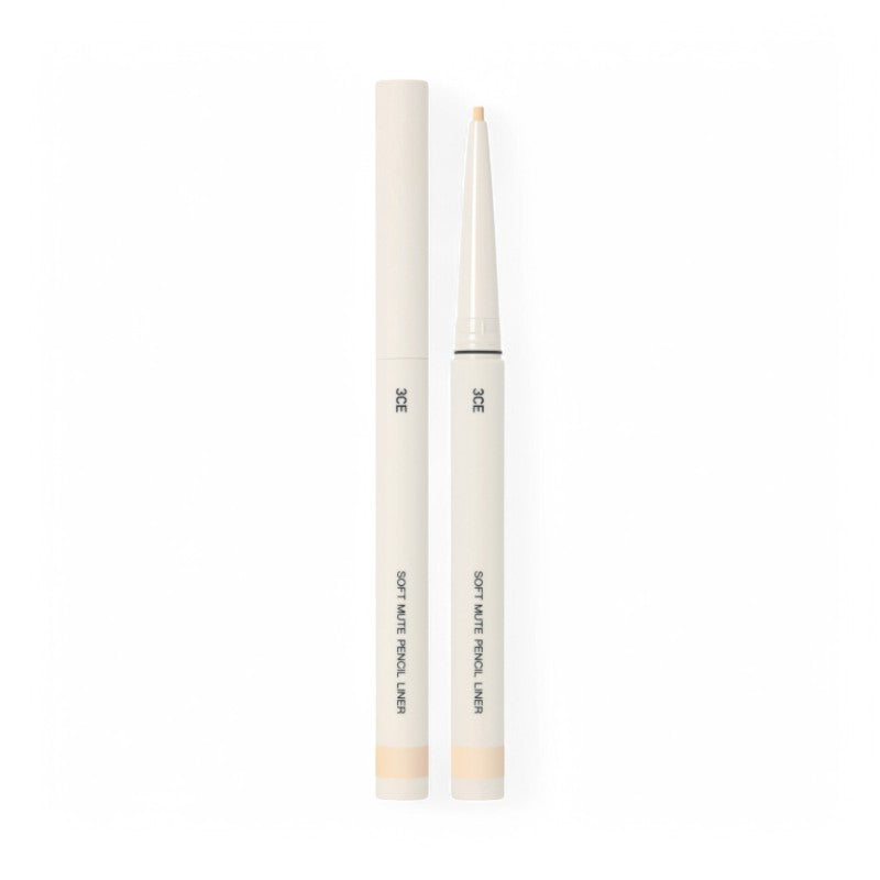 3CE Soft Mute Pencil Liner - 7 Colors Milk Nude