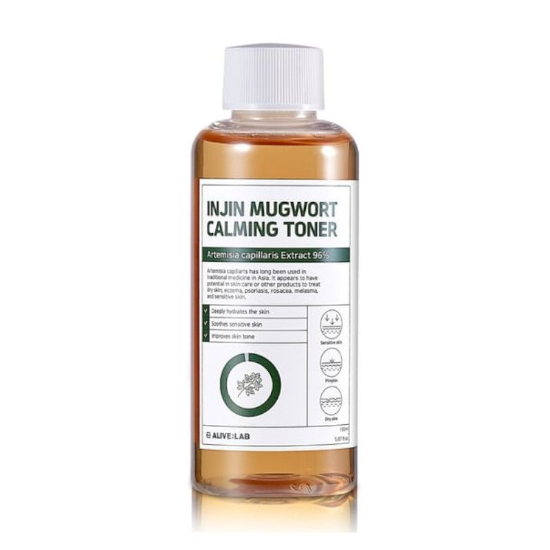 ALIVE:LAB Injin Mugwort Calming Toner 2024 Version - 150ml