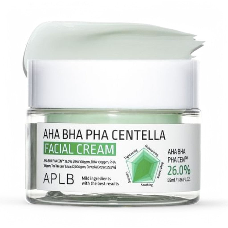 APLB AHA BHA PHA Centella Facial Cream 55ml