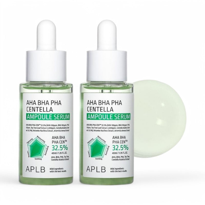 APLB AHA BHA PHA Centella Ampoule Serum Set 2 pcs