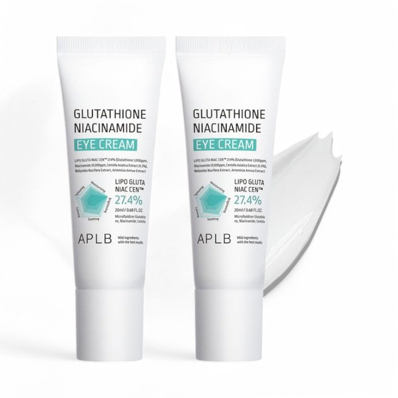 APLB Glutathione Niacinamide Eye Cream Set 2 pcs