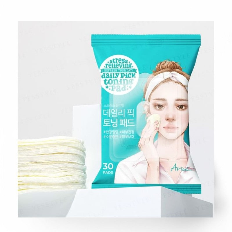 Ariul Stress Relieving Daily Pick Toning Pad 30 pcs