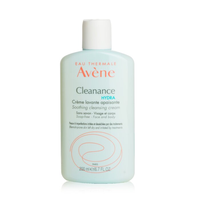 Avene Cleanance HYDRA Soothing Cleansing Cream - For Blemish-Prone Skin Left Dry & Irritated by Treatments 10092 200ml/6.7oz