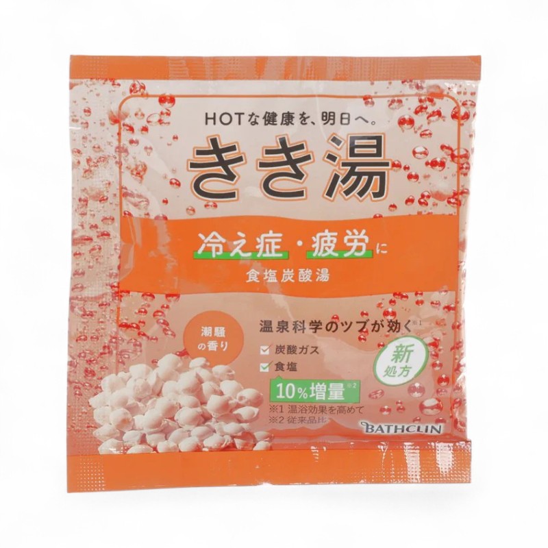 BATHCLIN Kikiyu Carbonated Water Bath Salt Orange Cold Hands & Feet - 30g