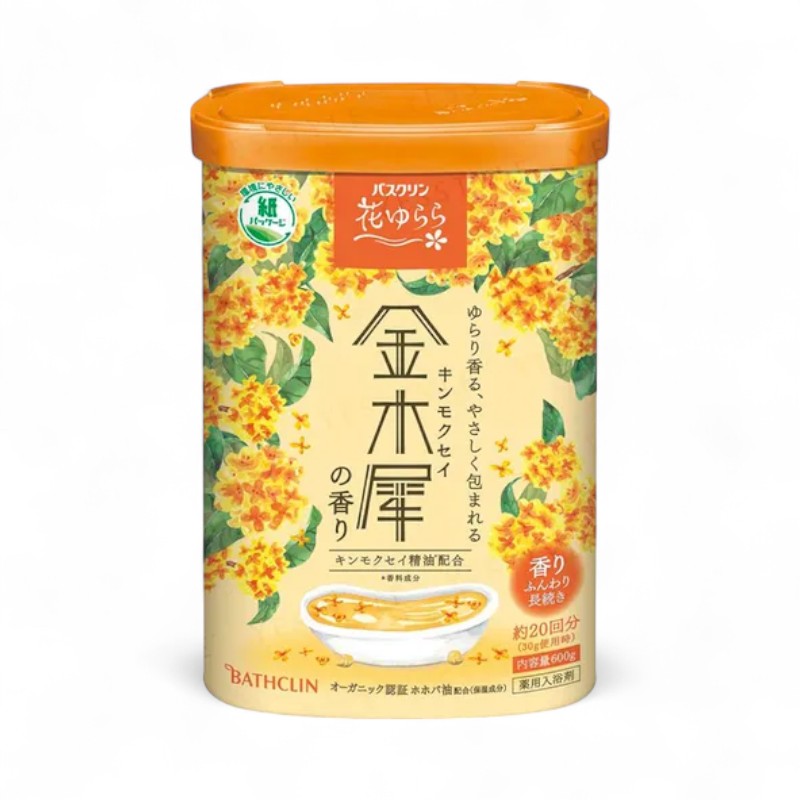 BATHCLIN Basculin Hana Yurara Osmanthus Bath Salt 600g