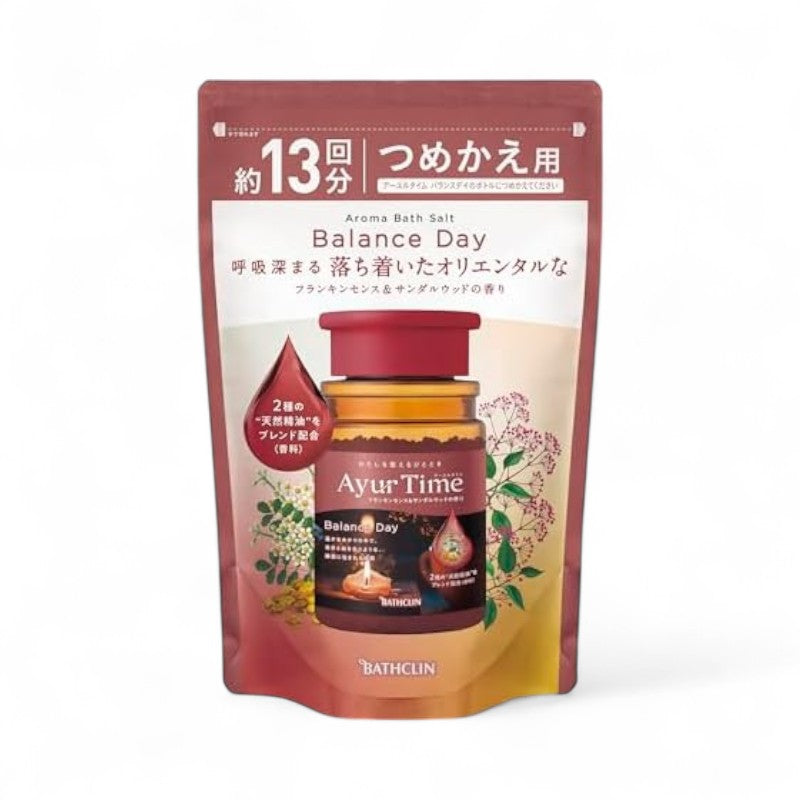 BATHCLIN Ayur Time Aroma Bath Salt Balance Day 520g Refill