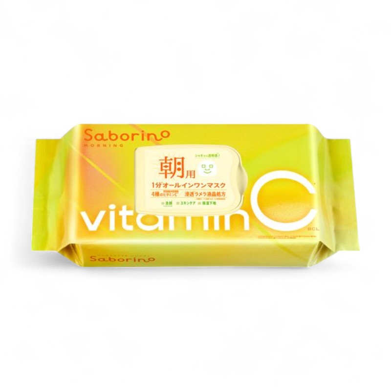 BCL Saborino Vitamin C Morning Mask 30 pcs
