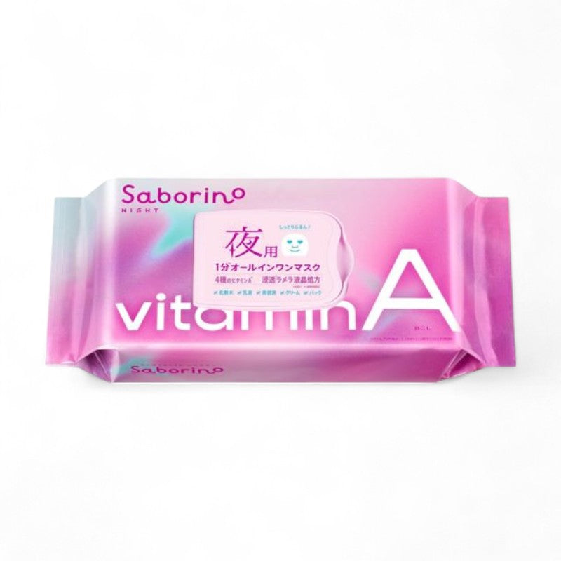 BCL Saborino Vitamin A Night Mask 30 pcs