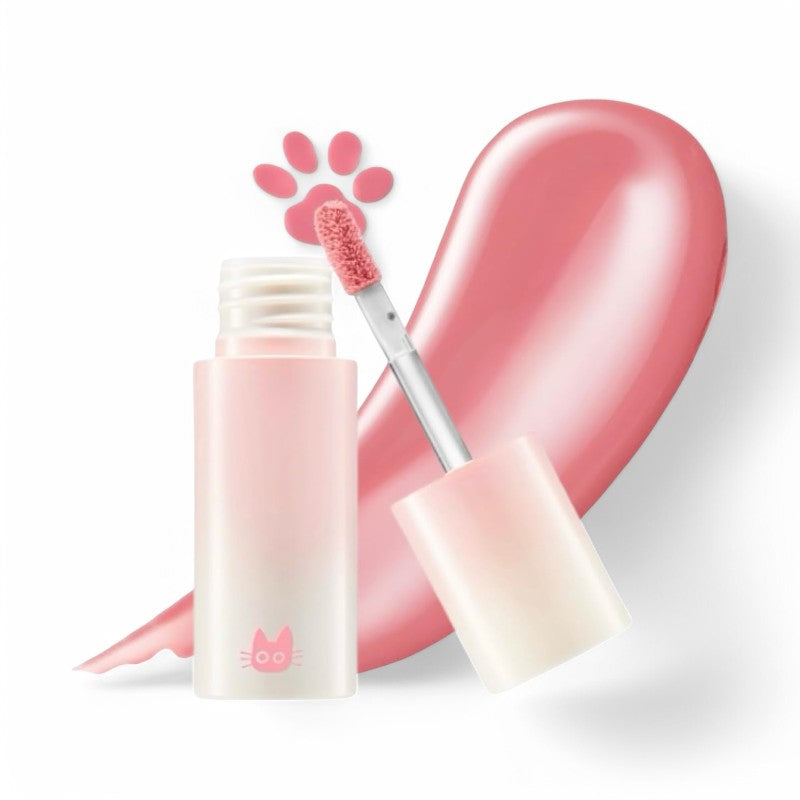 BLACK ROUGE Chewy Lip Glaze - 7 Colors GZ01 Peach Blossom