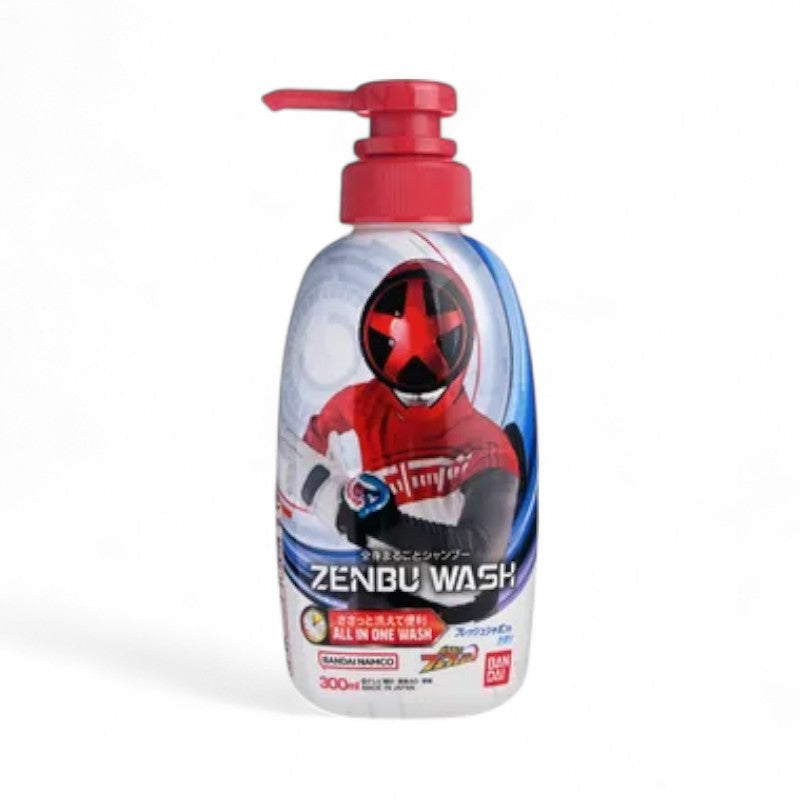 Bandai Zenbu Wash Bakuage Sentai BoonBoomger All In One Shampoo 300ml