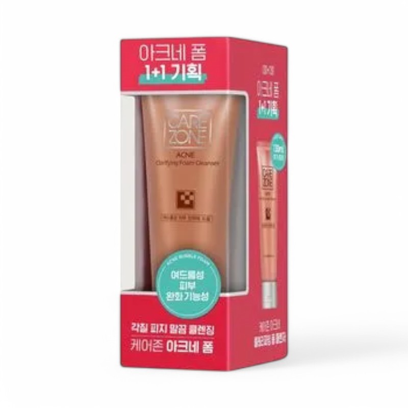 CAREZONE Acne Clarifying Foam Cleanser Duo Set 2 pcs