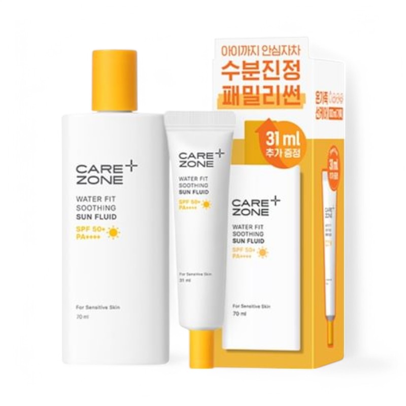 CAREZONE Water Fit Soothing Sun Fluid Set 2 pcs