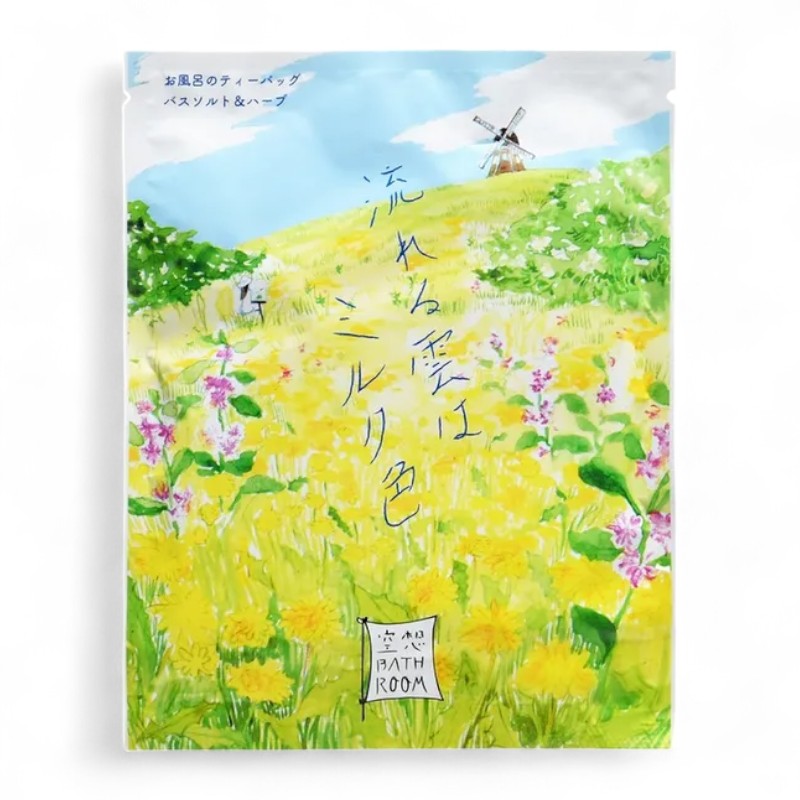 CHARLEY Imagination Bathroom Bath Salt & Herbs Flowing Milky Clouds