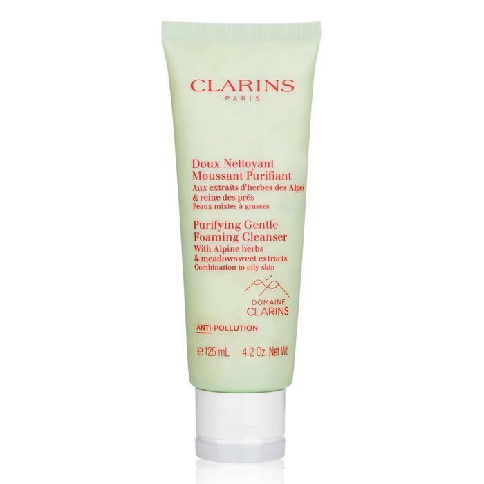Clarins Purifying Gentle Foaming Cleanser with Alpine Herbs & Meadowsweet Extracts - Combination to Oily Skin  125ml/4.2oz (Parallel Import)