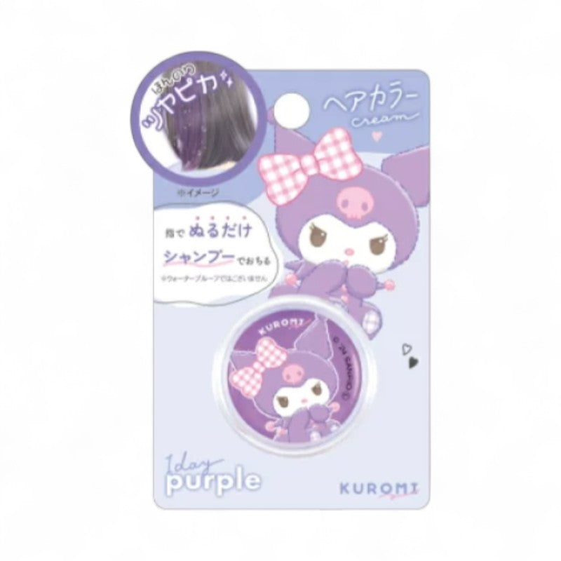 CRUX Sanrio Hair Color Cream Kuromi Purple - 5g