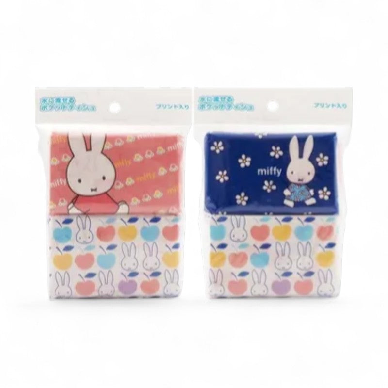 DAIREI Miffy Mini Pocket Tissue 4 pcs