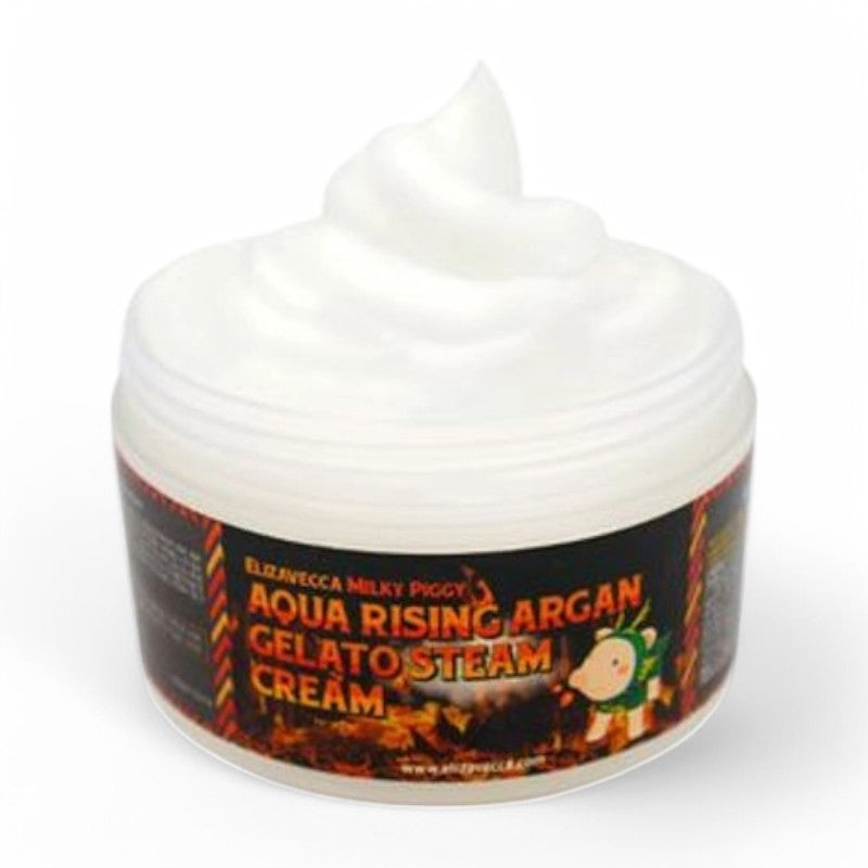 Elizavecca Milky Piggy Aqua Rising Argan Gelato Steam Cream 100ml