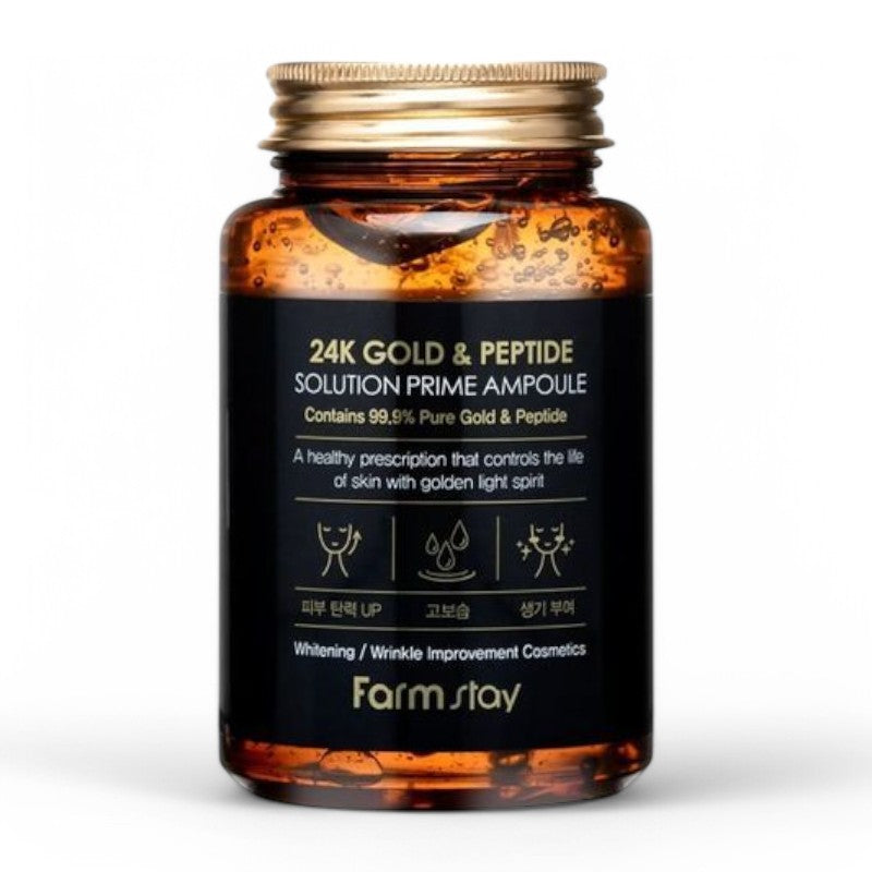 Farm Stay 24K Gold & Peptide Solution Prime Ampoule 250ml