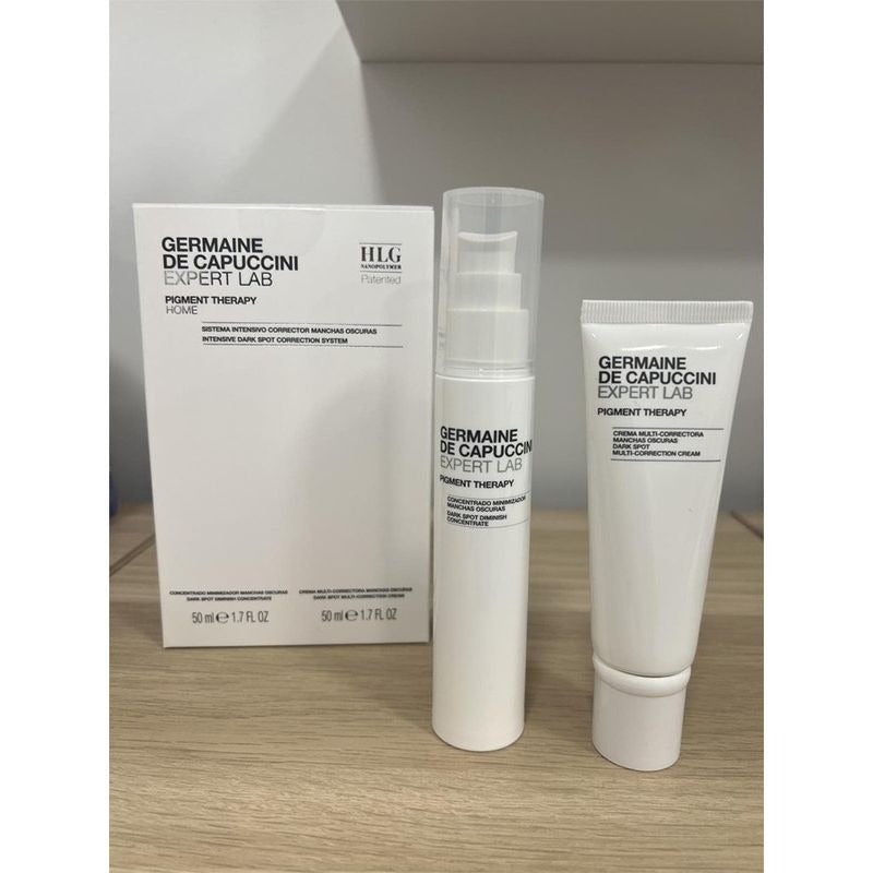 Germaine De Capuccini Pigment Therapy Homepack(Dark Spot Diminish Concentrate 50ml+Dark Spot Multi-Correction Cream 50ml) 1set