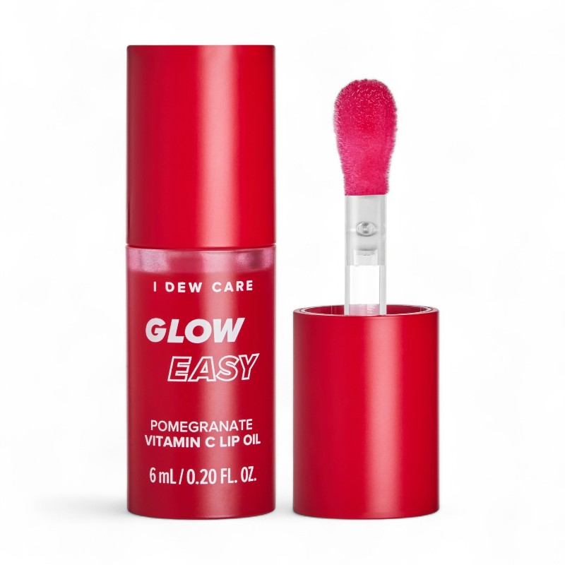I DEW CARE Glow Easy Vitamin C Lip Oil - 3 Colors 2023 Version - Pomegranate