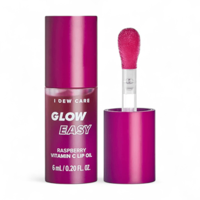 I DEW CARE Glow Easy Vitamin C Lip Oil - 3 Colors 2023 Version - Raspberry