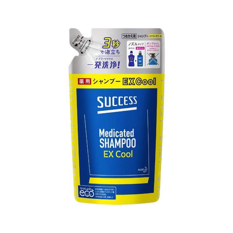 Kao Success Shampoo EX Cool - 320ml Refill