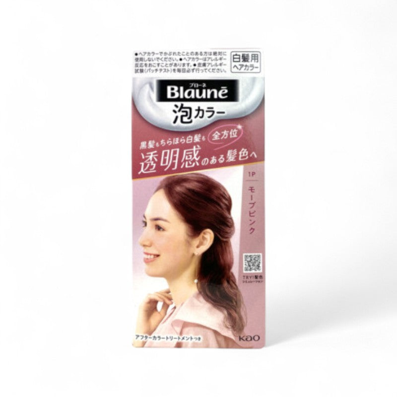 Kao Blaune Bubble Hair Color 1P Mauve Pink