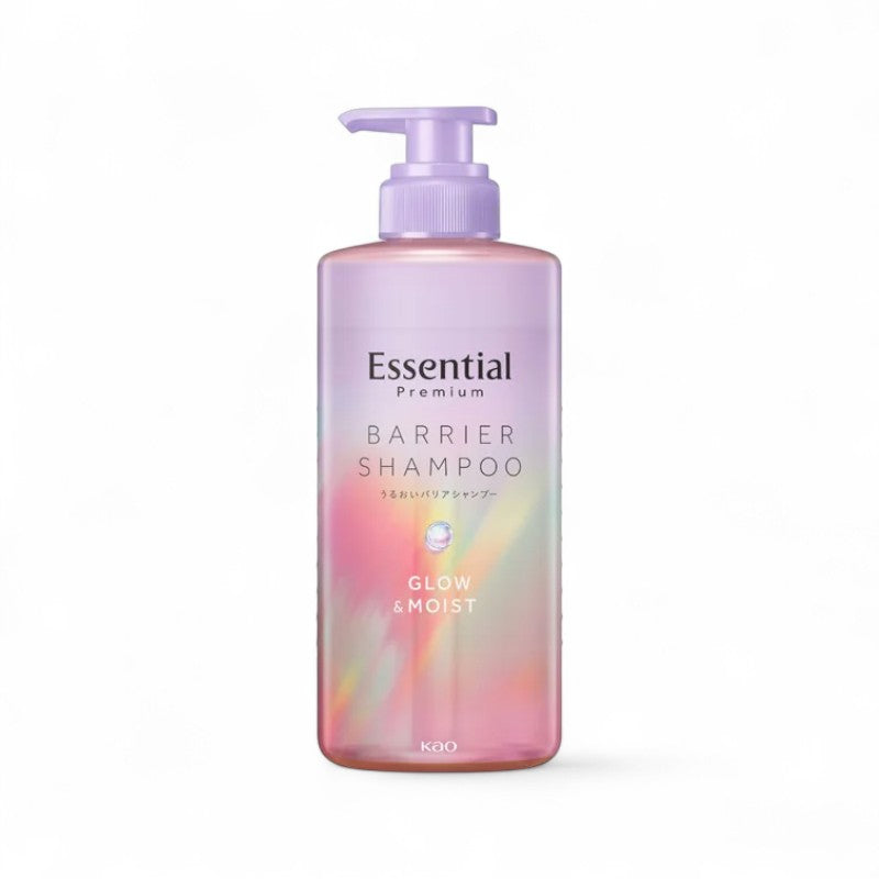 Kao Essential Premium Barrier Glow & Moist Shampoo 450ml