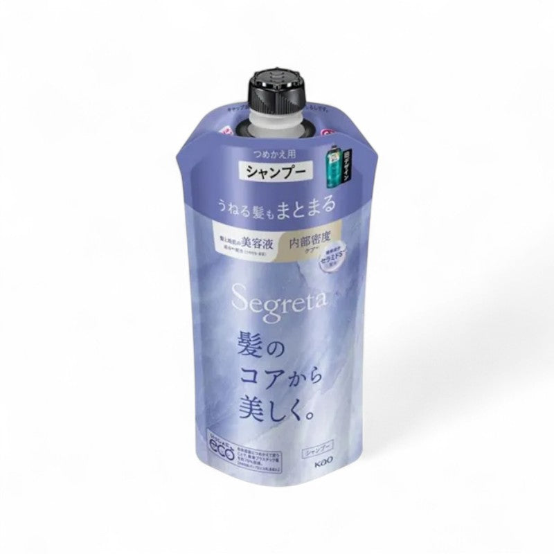Kao Segreta Shampoo For Curling Hair 340ml Refill