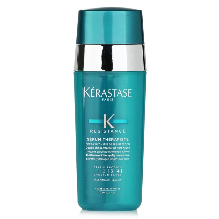 Kerastase Resistance Serum Therapiste Dual Treatment Fiber Quality Renewal Care (Extremely Damaged Lengths and Ends) E1490201 30ml/1.01oz