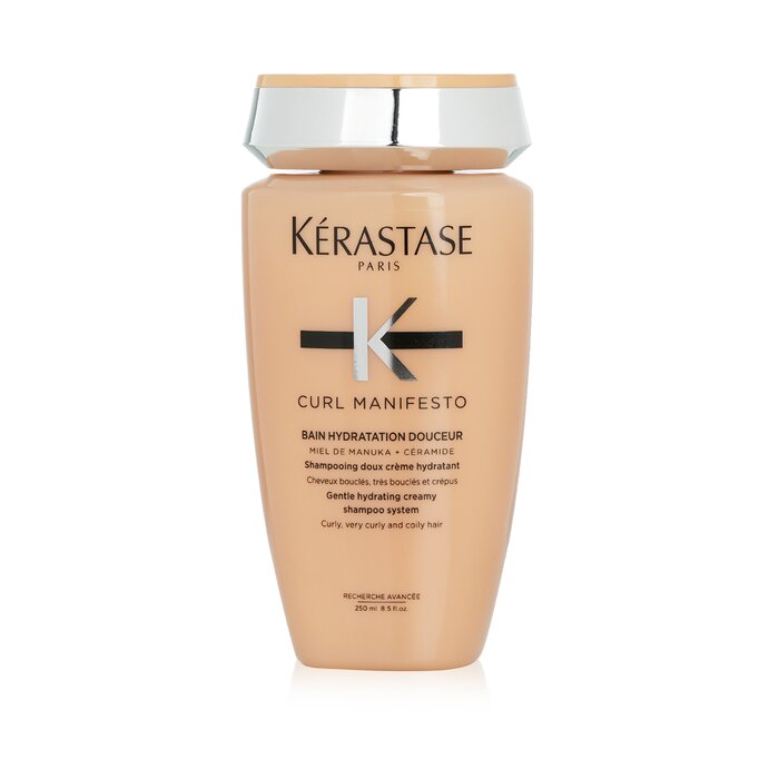 Kerastase Curl Manifesto Bain Hydratation Douceur Gentle Hydrating Creamy Shampoo (For Curly, Very Curly & Coily Hair) 968688/1227636 250ml/8.5oz