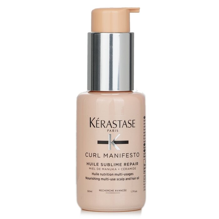 Kerastase Curl Manifesto Huile Sublime Repair Nourishing Multi-use Hair & Scalp Oil (For Very Curly & Coily Hair) 968701 50ml/1.7oz