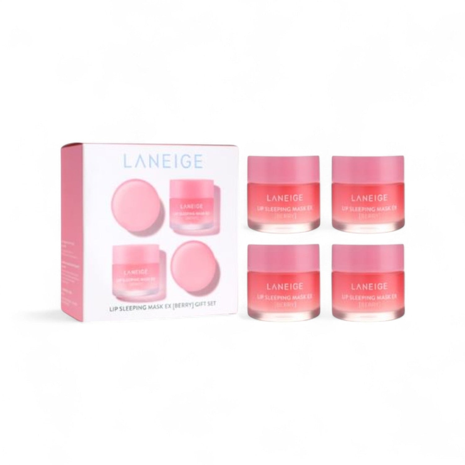 LANEIGE Lip Sleeping Mask EX Berry Travel Exclusive Special Set 4 pcs