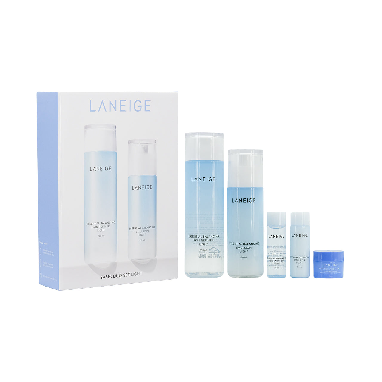 Laneige Basic Duo Set Light 5pcs