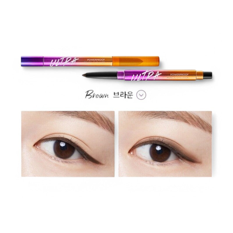 MISSHA Ultra Powerproof Pencil Liner - 3 Colors Brown