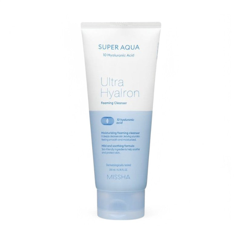 MISSHA Super Aqua Ultra Hyalron Foaming Cleanser 200ml