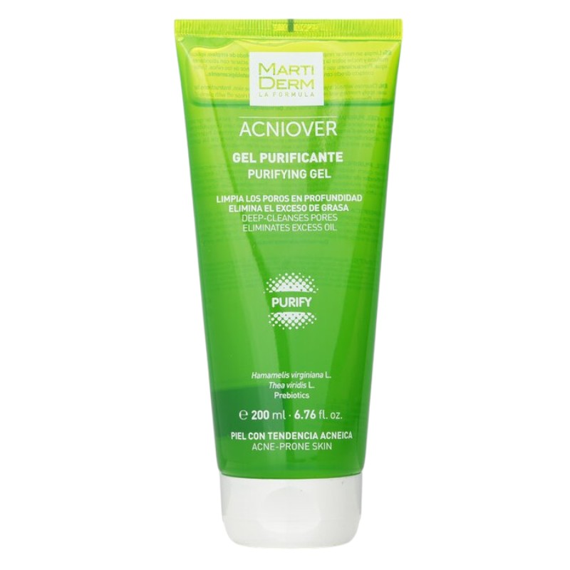 Martiderm Acniover Purifying Gel Deep-cleanses Pores Eliminates Excess Oil (For Acne-prone Skin) 435709 200ml/6.76oz