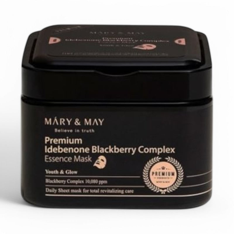 Mary&May Premium Idebenone Blackberry Complex Essence Mask 20 sheets