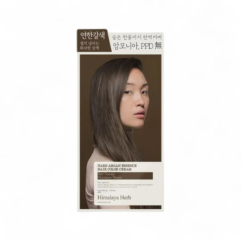 NARD Argan Essence Hair Color Cream Light Brown 6 pcs