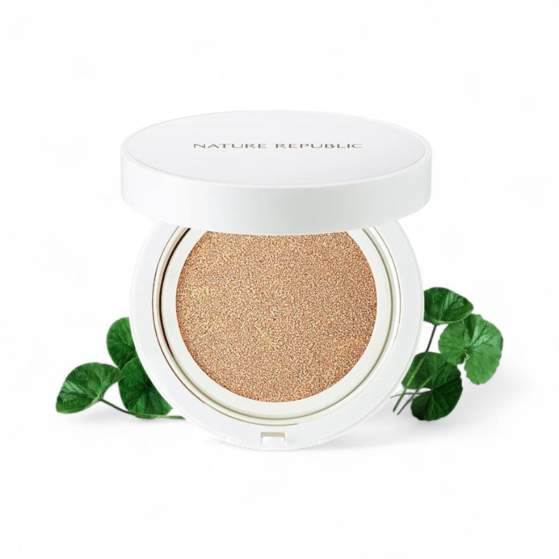 NATURE REPUBLIC Green Derma Mild Cica Serum Cover Cushion - 2 Colors