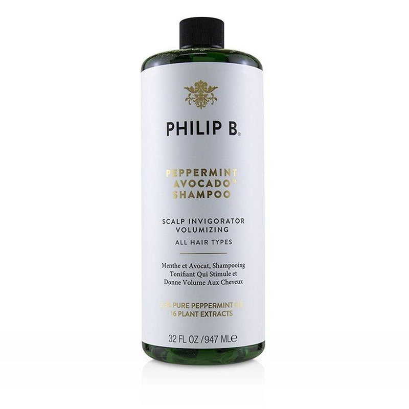 Philip B Peppermint Avocado Shampoo (Scalp Invigorator Volumizing - All Hair Types) 02947 947ml / 32oz