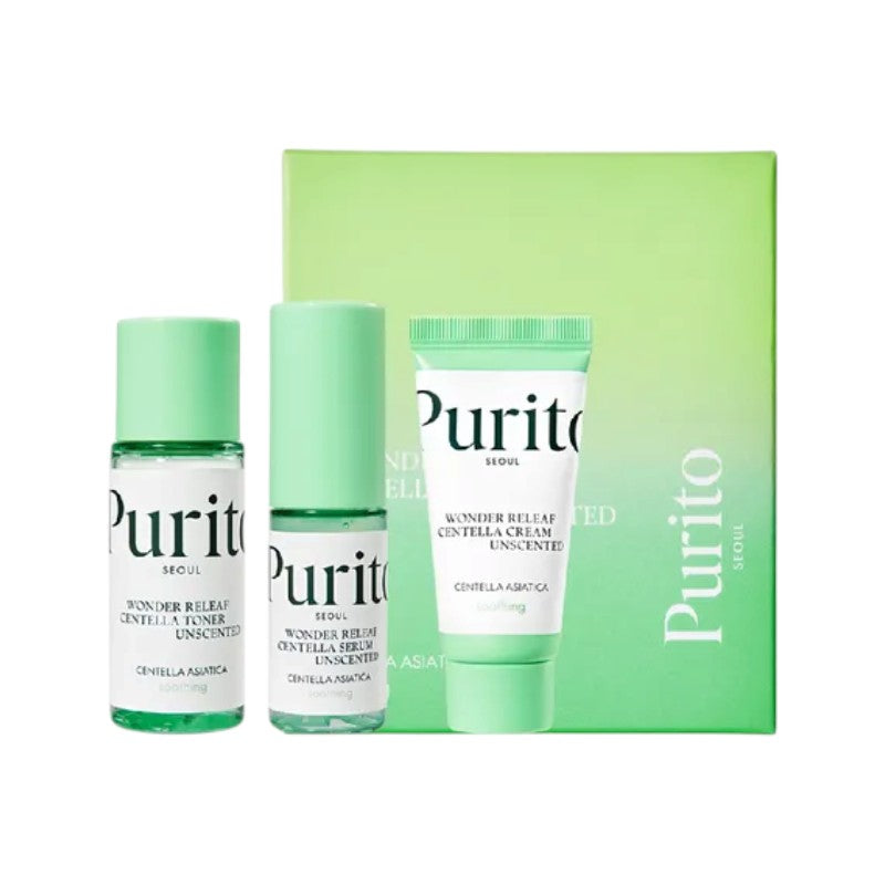 Purito SEOUL Wonder Releaf Centella Mini Kit Unscented 3 pcs